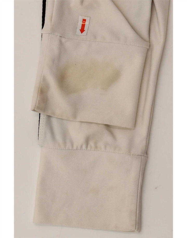 Jaqueta Nike feminina com agasalho gráfico UK 10/12 médio branco colorblock
