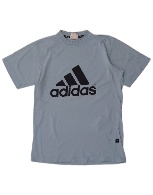 Camiseta Adidas Menino Graphic Top 15-16 Anos Azul Algodão