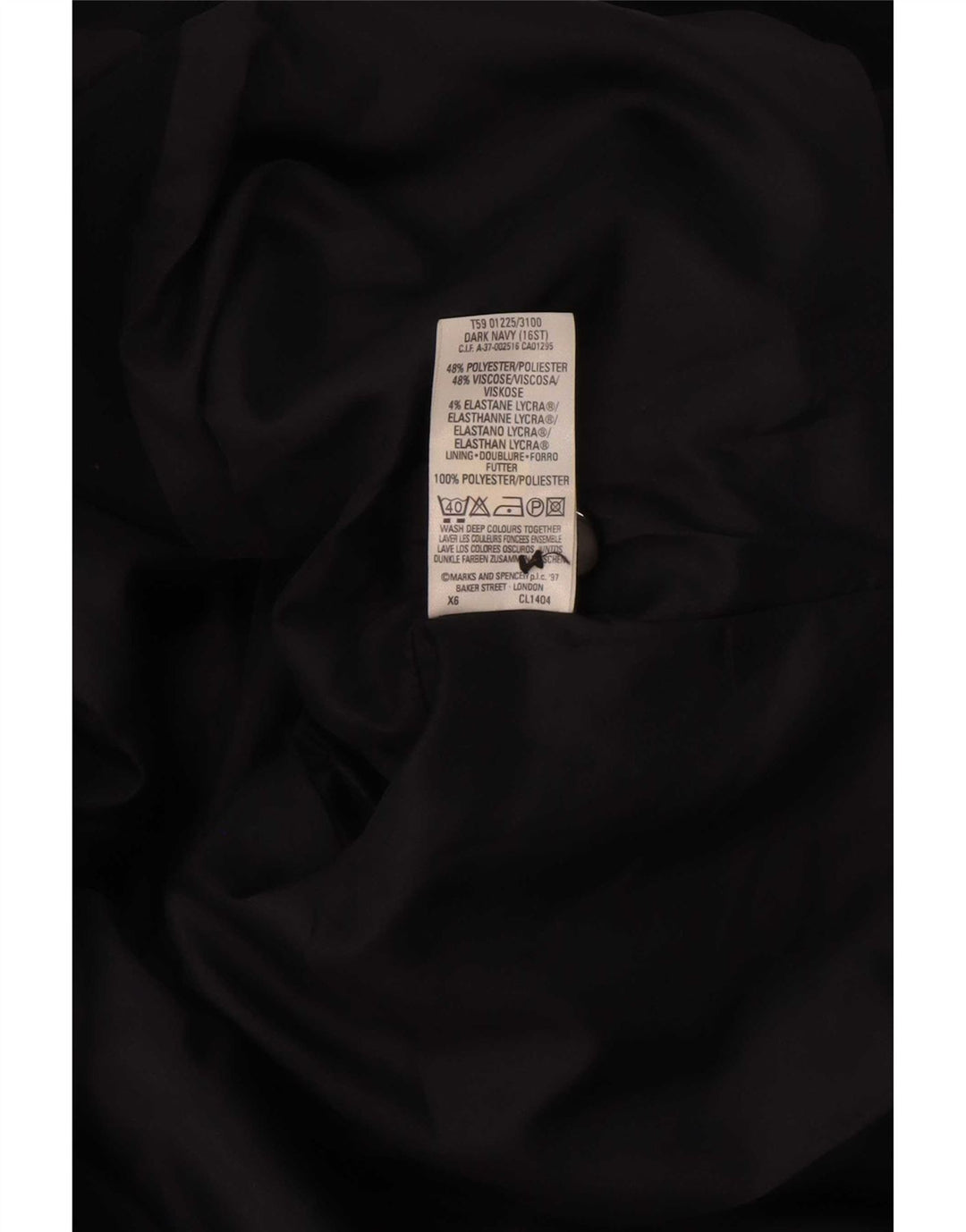 Jaqueta Blazer Marks & Spencer Feminina St. Michael 4 Botões Reino Unido 16 Grande Preto