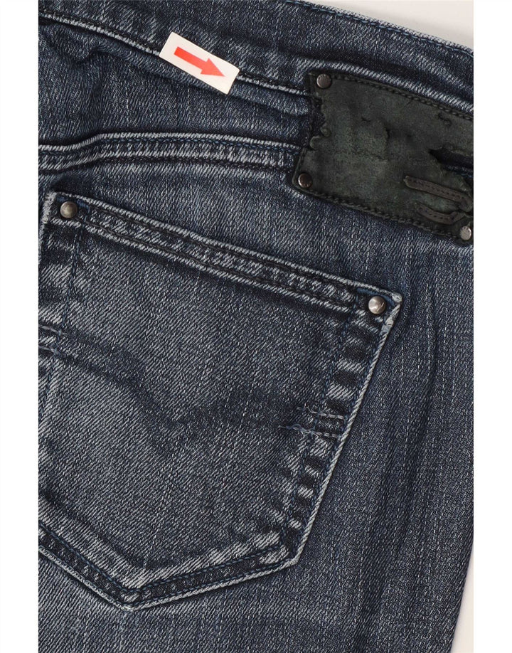 Jeans Slim Feminino Diesel W29 L33 Azul Algodão