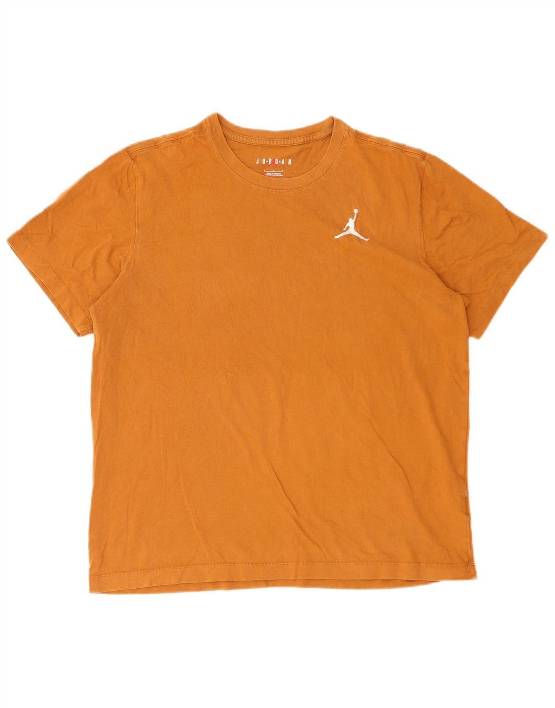 Camiseta masculina Jordan grande algodão marrom