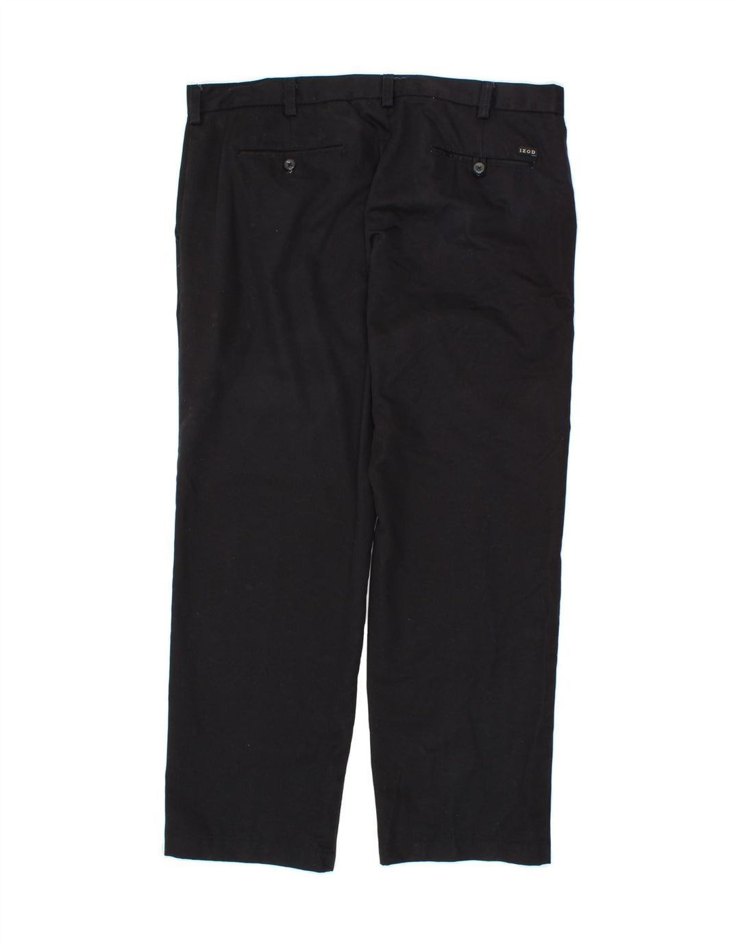 IZOD Mens Slim Fit Chino Trousers W38 L30  Black Cotton Vintage Izod and Second-Hand Izod from Messina Hembry 
