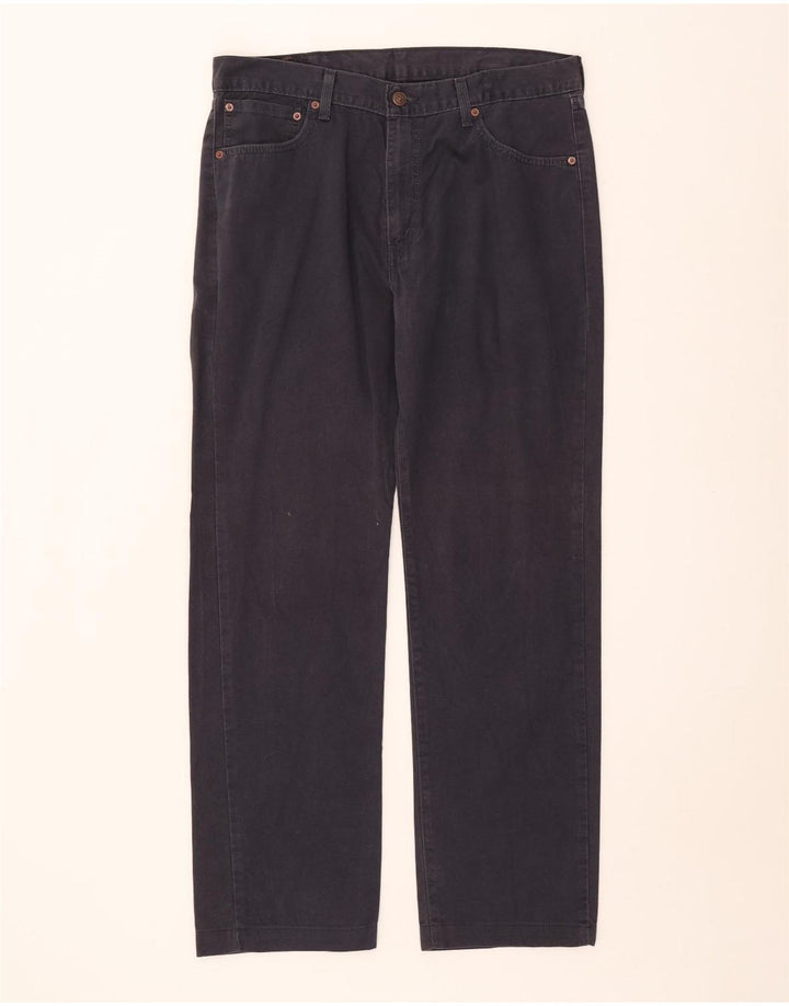 Levi's Masculino 581 Straight Jeans W36 L30 Azul Marinho Algodão