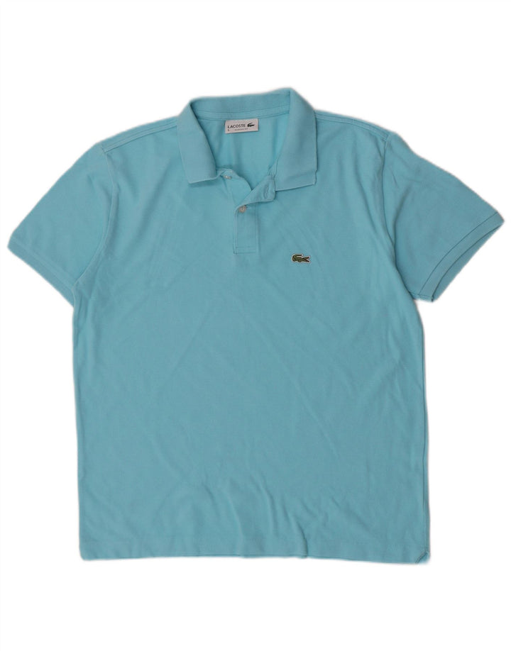 Camisa polo masculina Lacoste Classic Fit tamanho 5 grande azul