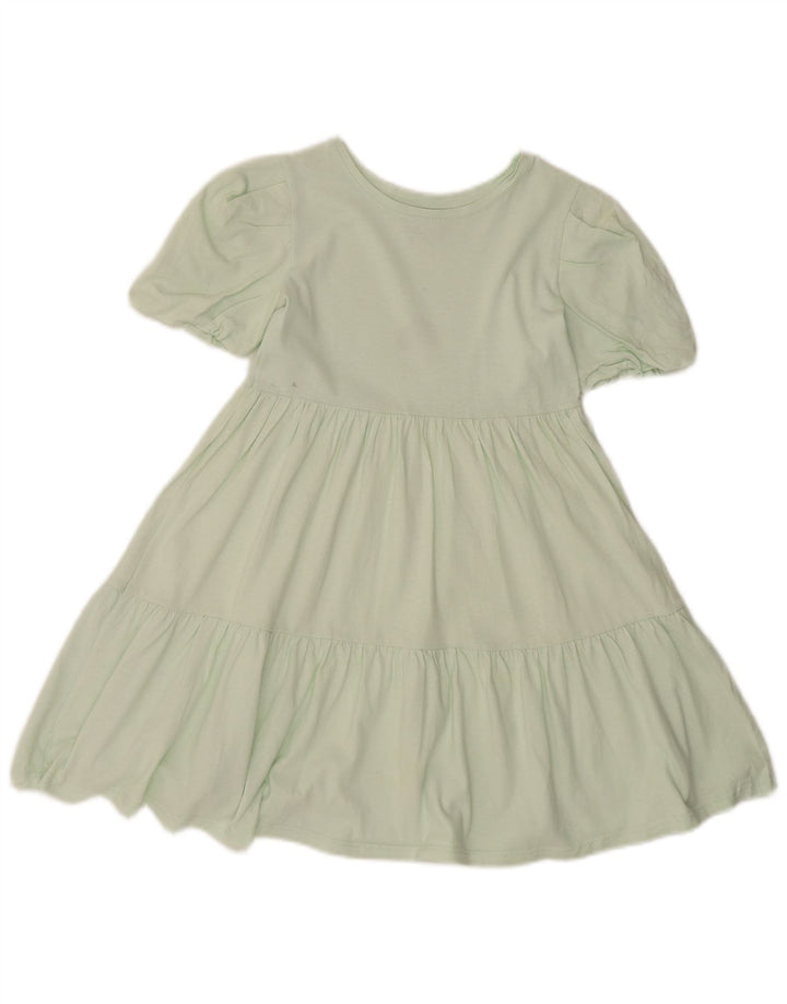 Vestido evasê feminino ZARA 7-8 anos verde