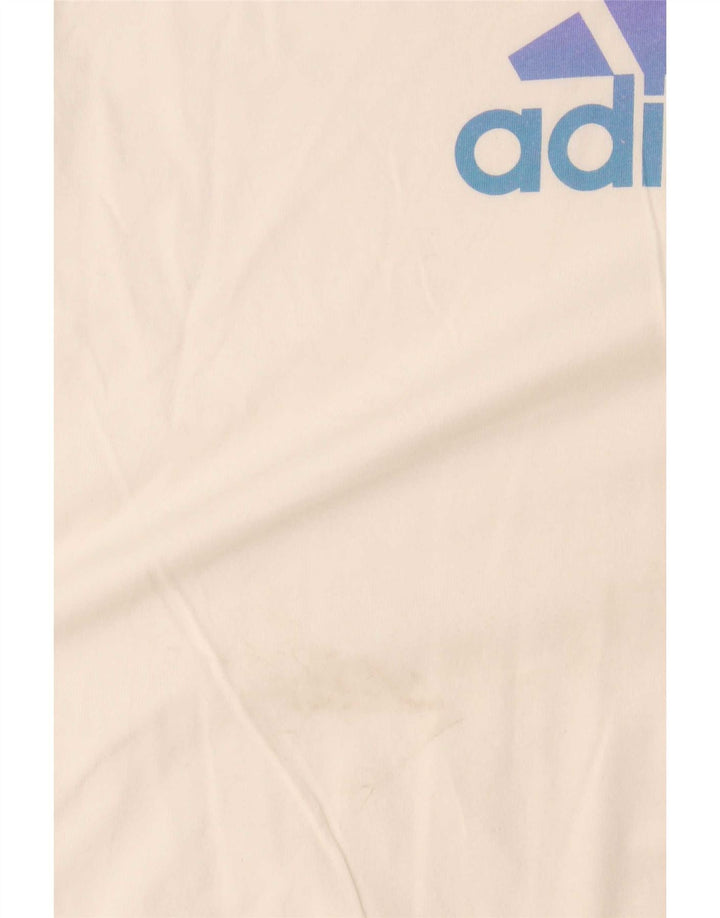 Camiseta Adidas Masculina Graphic Top XL Algodão Branco