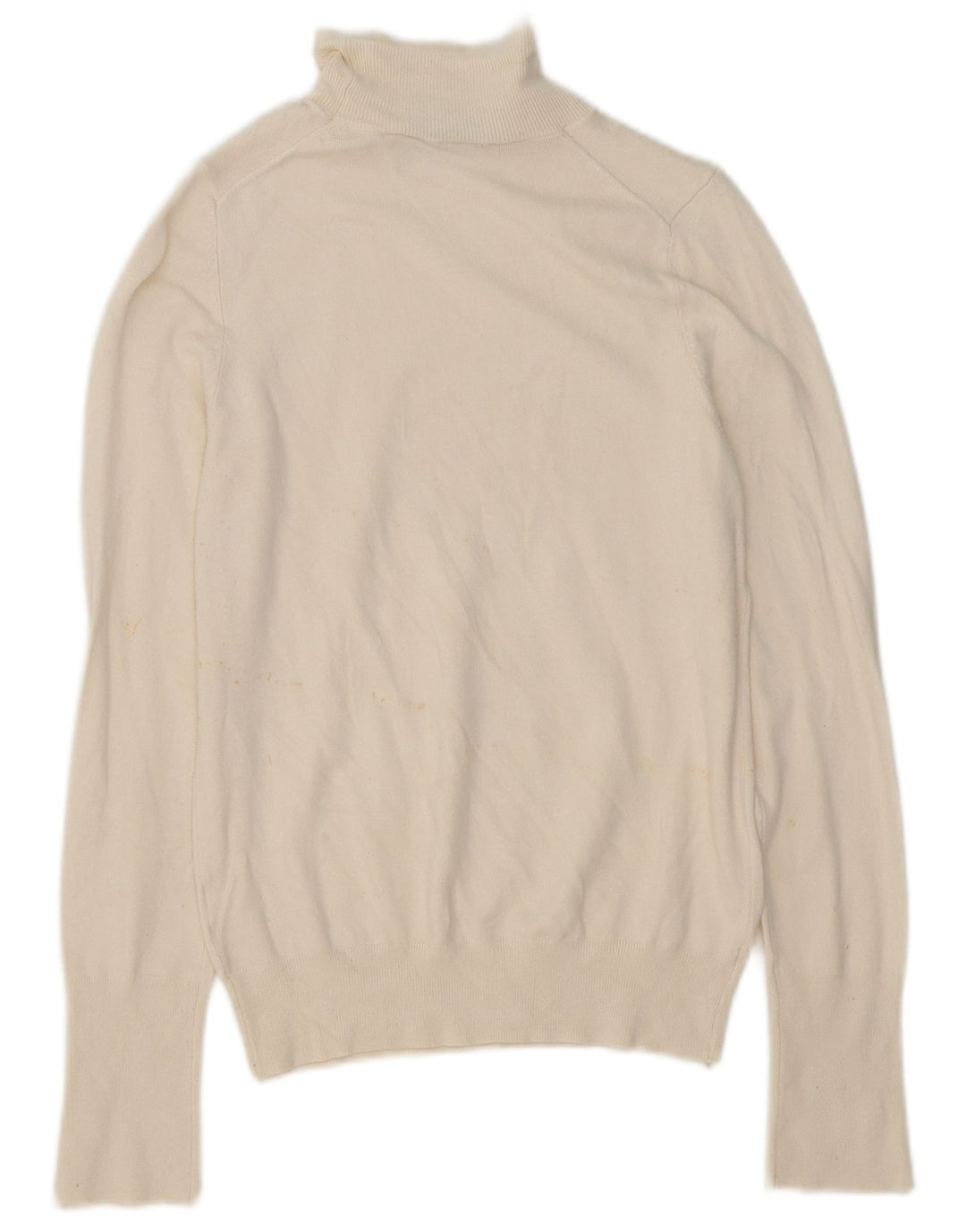 Zara suéter feminino com gola tartaruga, Reino Unido 10 pequeno bege