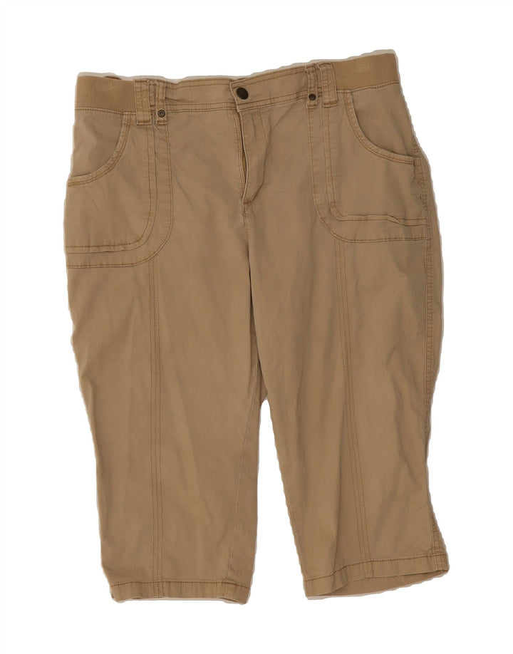 LEE Womens Relaxed Fit Bermuda Shorts US 14 XL W36  Beige Cotton Vintage Lee and Second-Hand Lee from Messina Hembry 