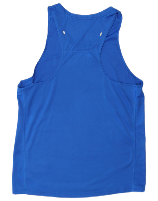 Adidas Mens Aeroready Graphic Vest Top Médio Azul Poliéster