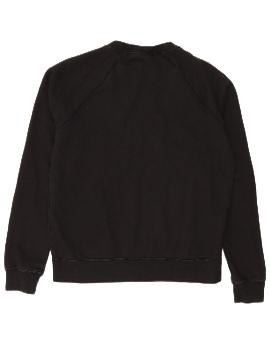 Nike feminino oversized moletom jumper reino unido 10 pequeno algodão preto