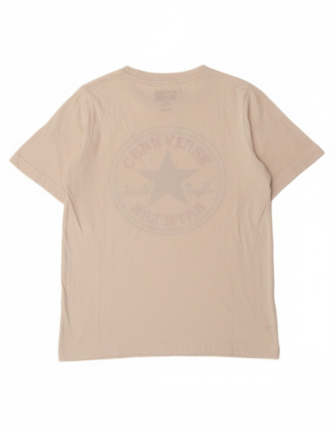 Camiseta gráfica CONVERSE Boys 10-11 anos médio algodão branco