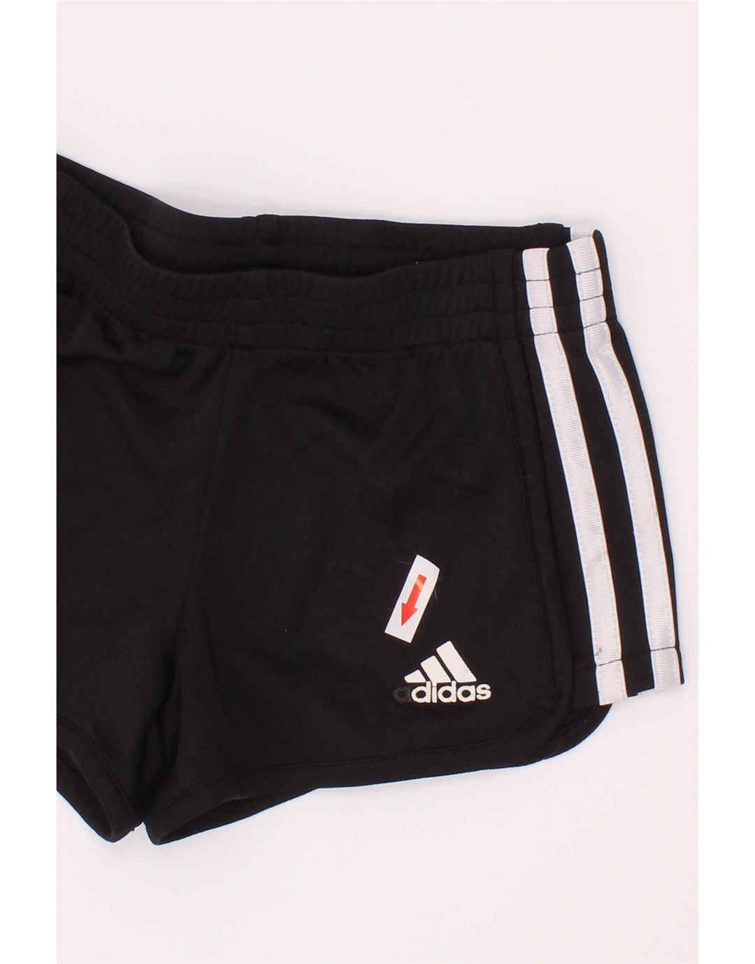 Shorts esportivos femininos Adidas 3-4 anos poliéster preto