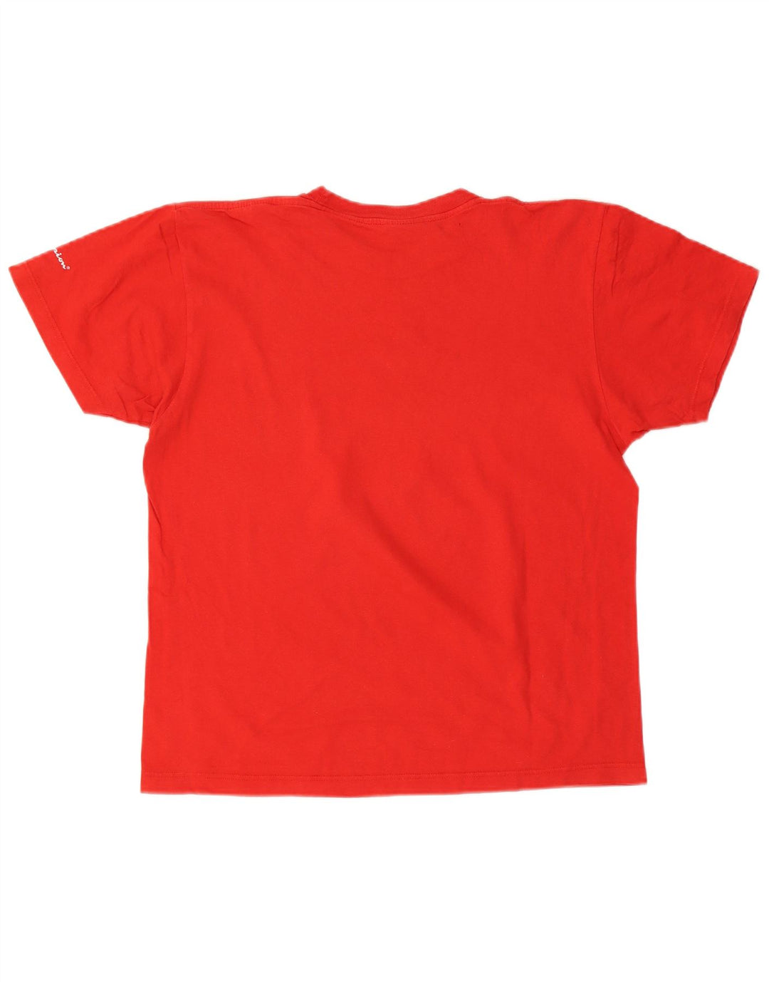 CAMPEÃO Camiseta Masculina Top Grande Algodão Vermelho