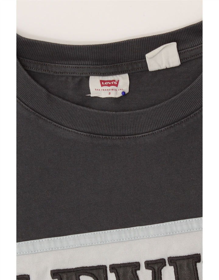 Camiseta feminina Levi's Oversized Graphic UK 10 Small Grey Colourblock