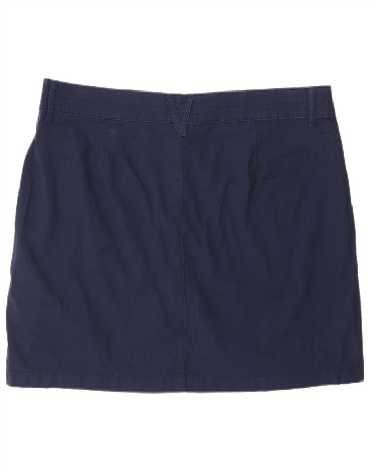 LEE Womens Skort US 16 2XL Algodão Azul Marinho