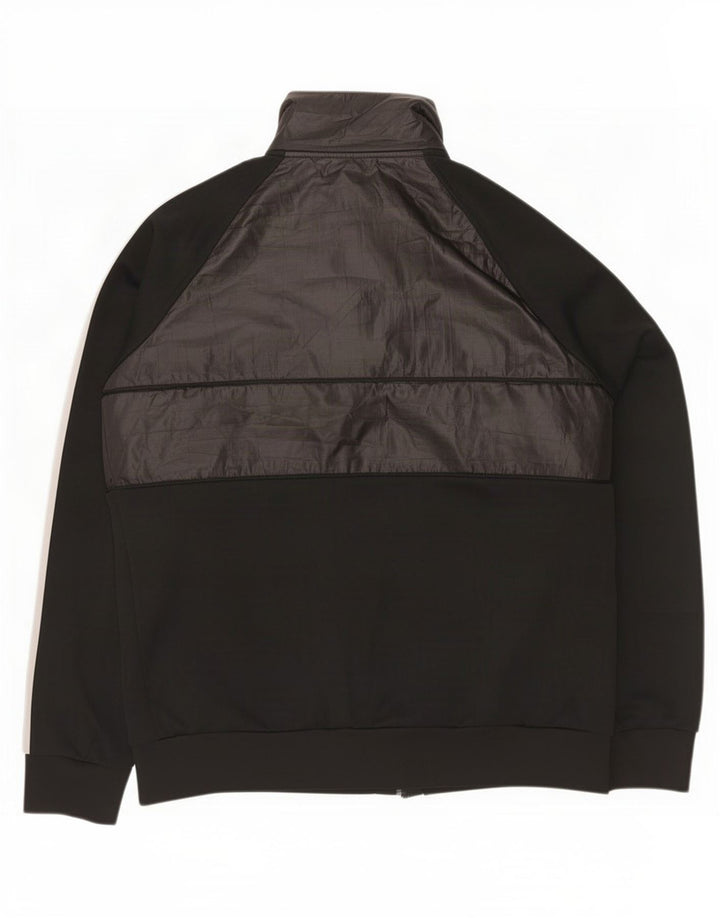 Adidas Mens Treino Top Jaqueta Grande Poliéster Preto