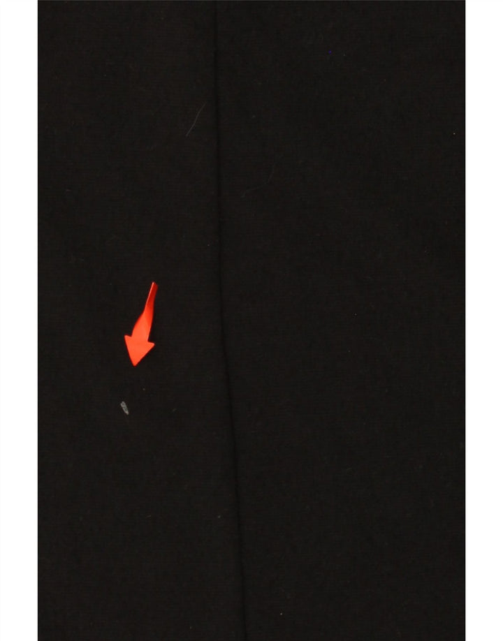 Vestido camiseta feminino oversized ZARA Reino Unido 14 médio preto poliéster