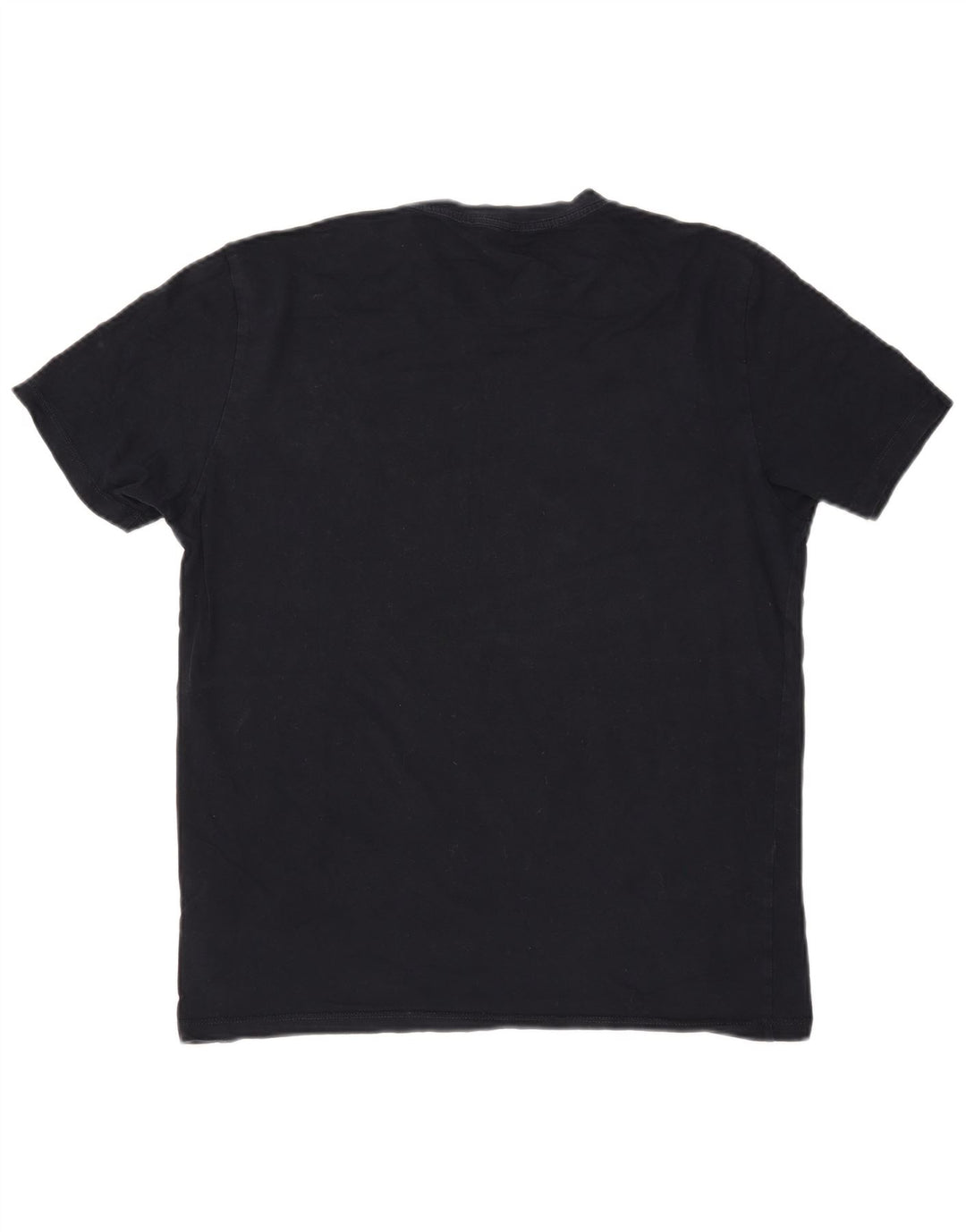 Camiseta feminina REISS UK 16 grande algodão azul marinho