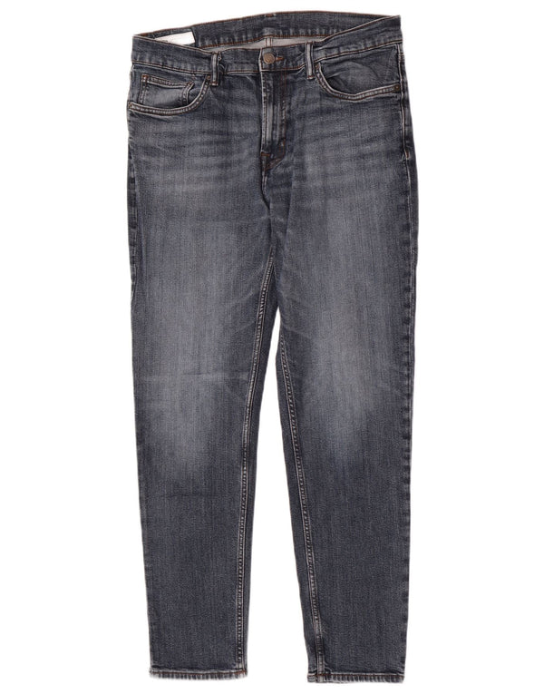 Zara Mens Slim Jeans EU 46 XL W36 L30 Azul Algodão