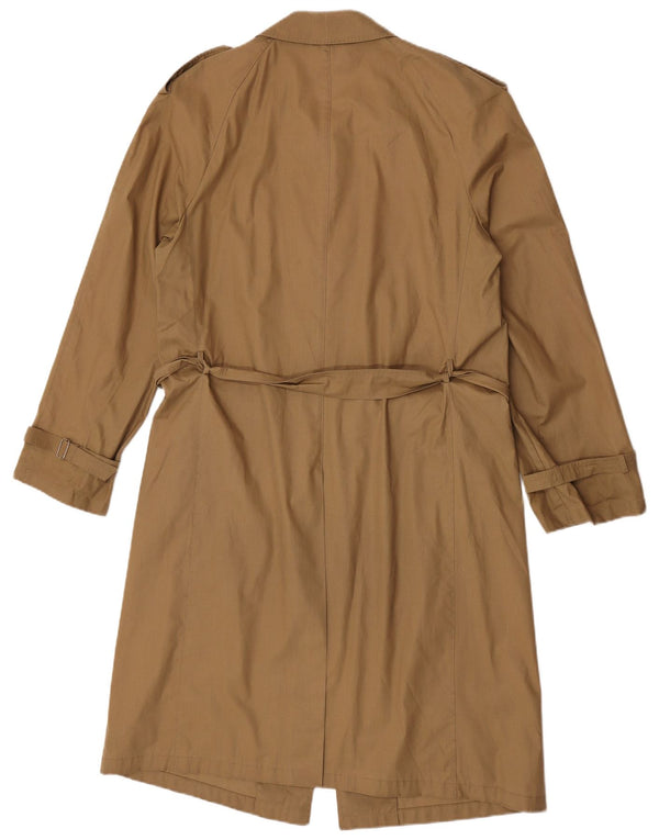 Trench Coat Vintage Masculino EU 46 Pequeno Marrom