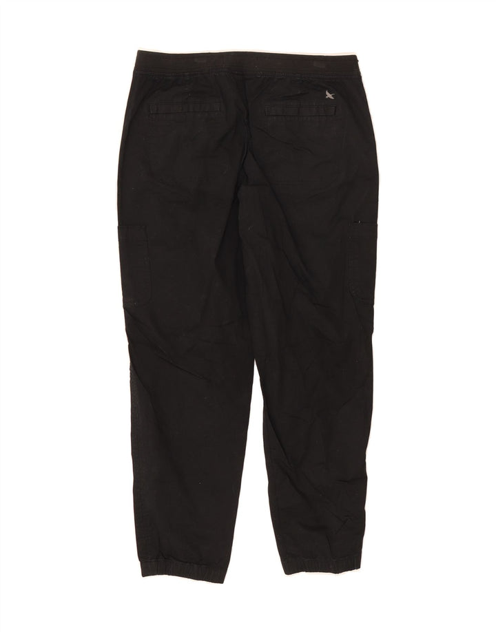 EDDIE BAUER Womens Joggers Cargo Trousers US 10 Large W32 L27 Black Cotton Vintage Eddie Bauer and Second-Hand Eddie Bauer from Messina Hembry 