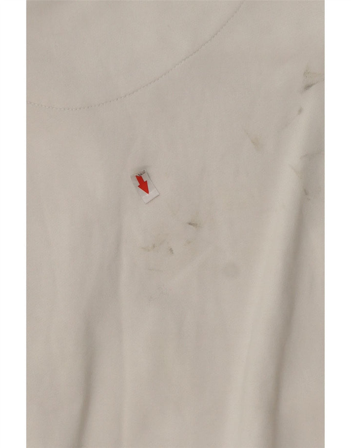 Diesel masculino gráfico moletom jumper XL algodão branco