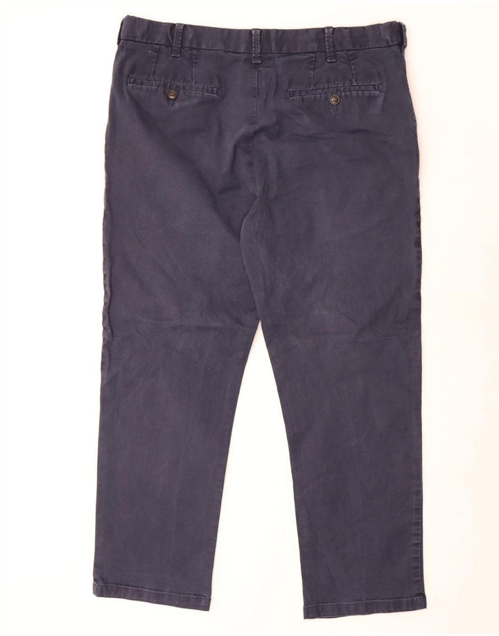 Calça chino masculina MARKS & SPENCER Blue Harbour W38 L27 azul marinho