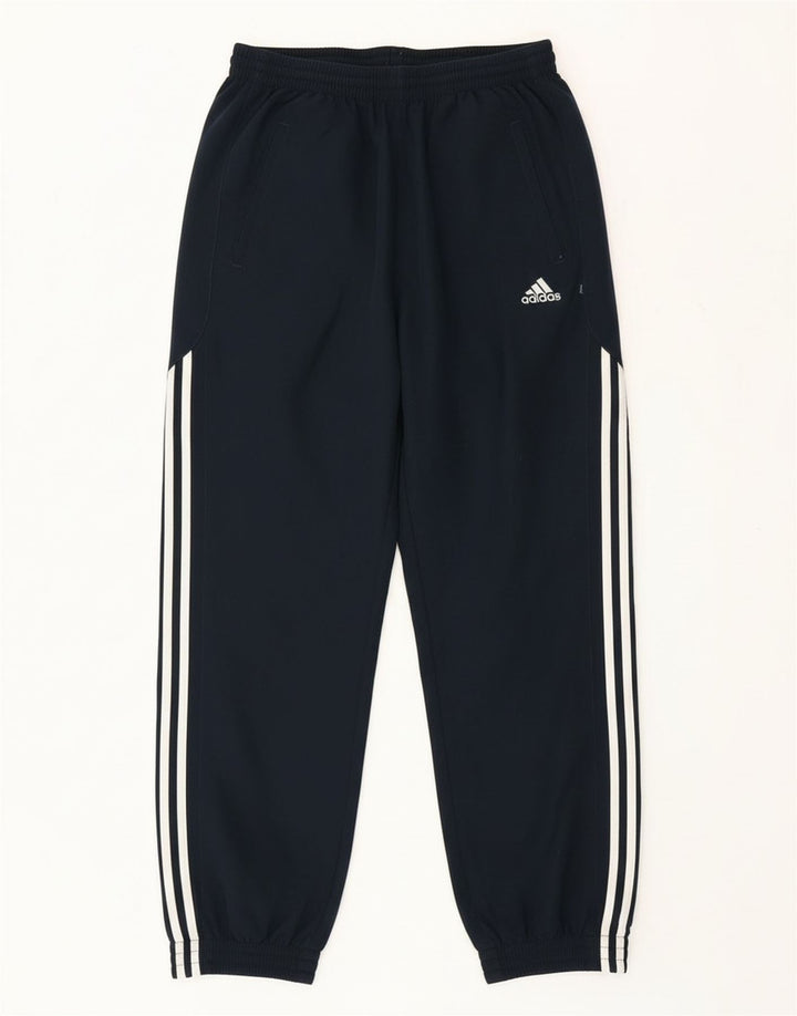 Calça de treino feminina Adidas Joggers UK 12 médio azul marinho poliéster