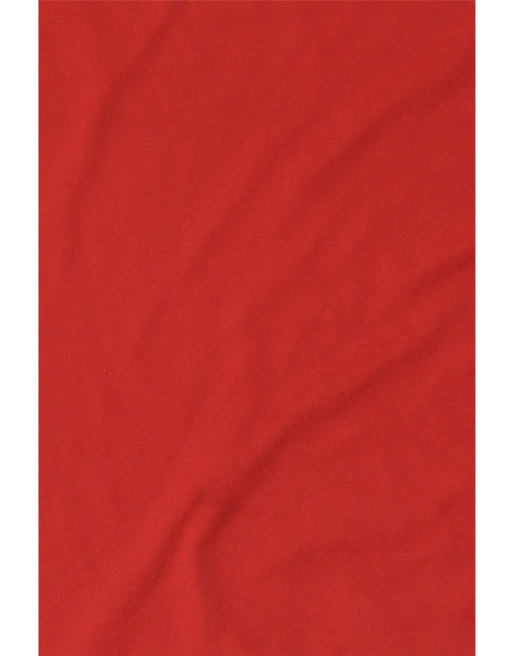 Camiseta gráfica masculina Sergio Tacchini Top pequeno bloco colorido vermelho