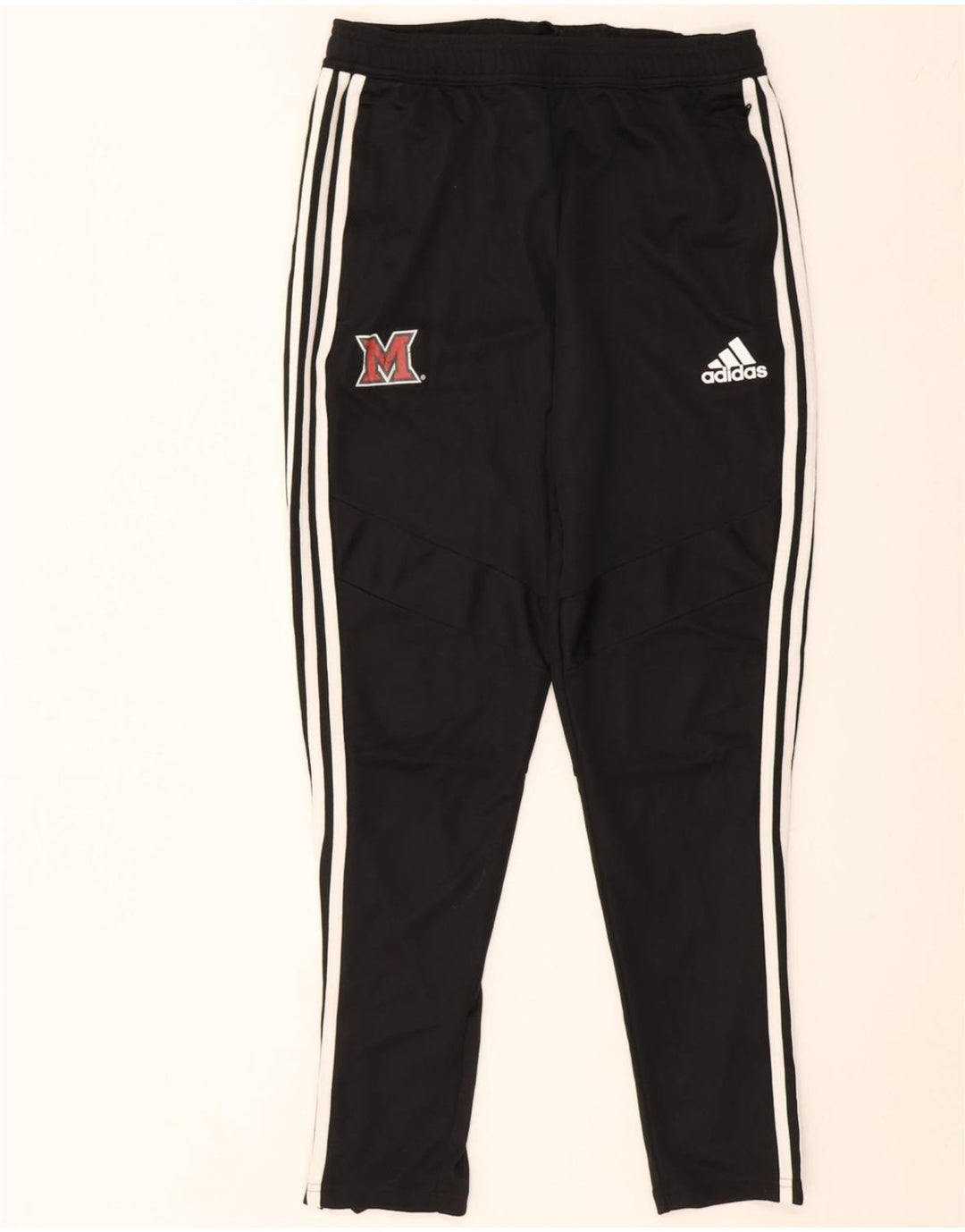 Adidas Mens Aeroready Calças de treino UK 14 Médio Preto Poliéster