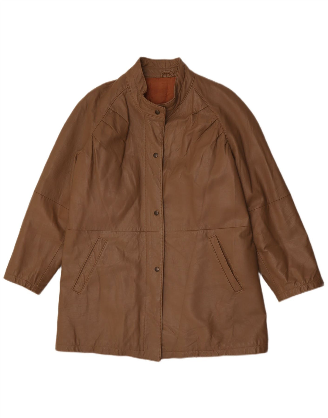Jaqueta de couro feminina Renna IT 50 XL marrom