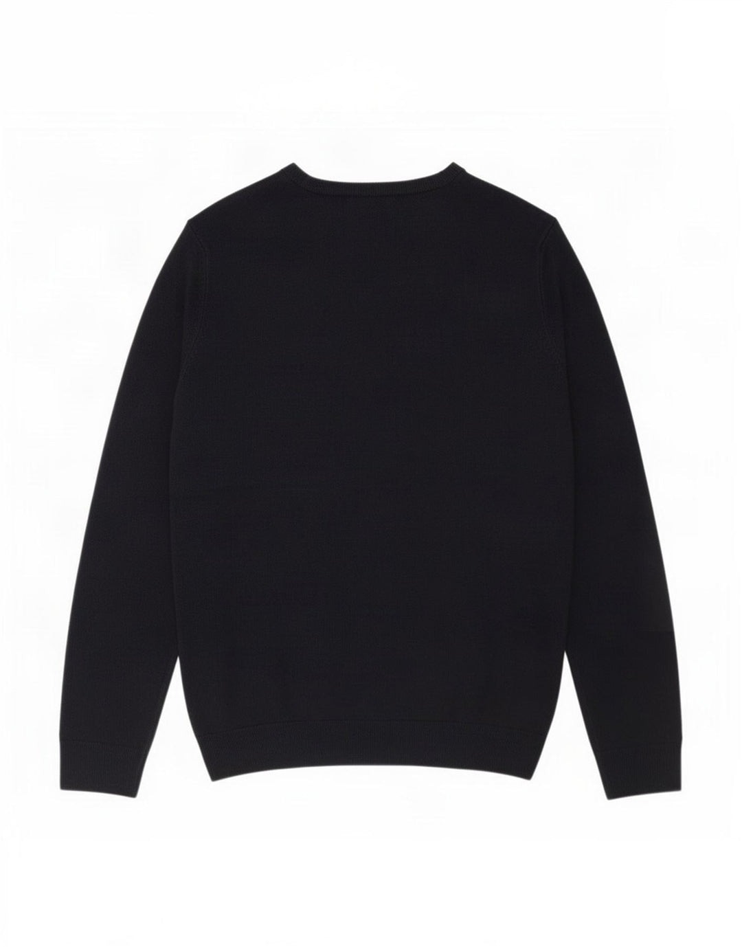 Suéter masculino Marks & Spencer com gola redonda grande acrílico azul marinho