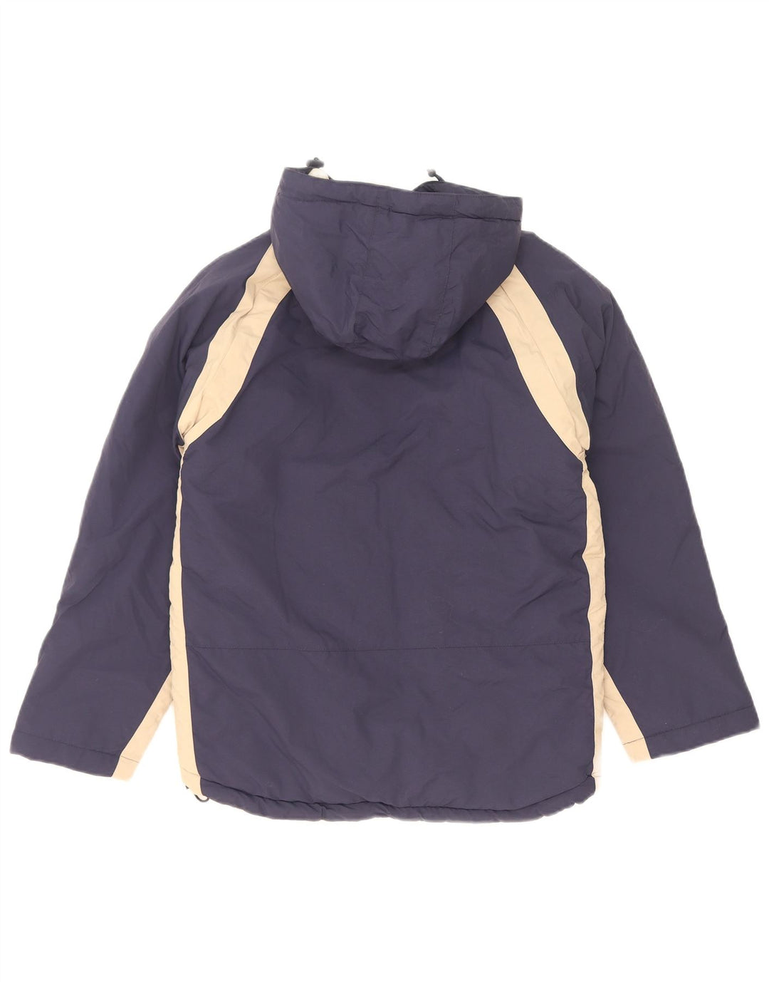 Casaco acolchoado com capuz Fila Boys 7-8 anos pequeno azul marinho Colourblock