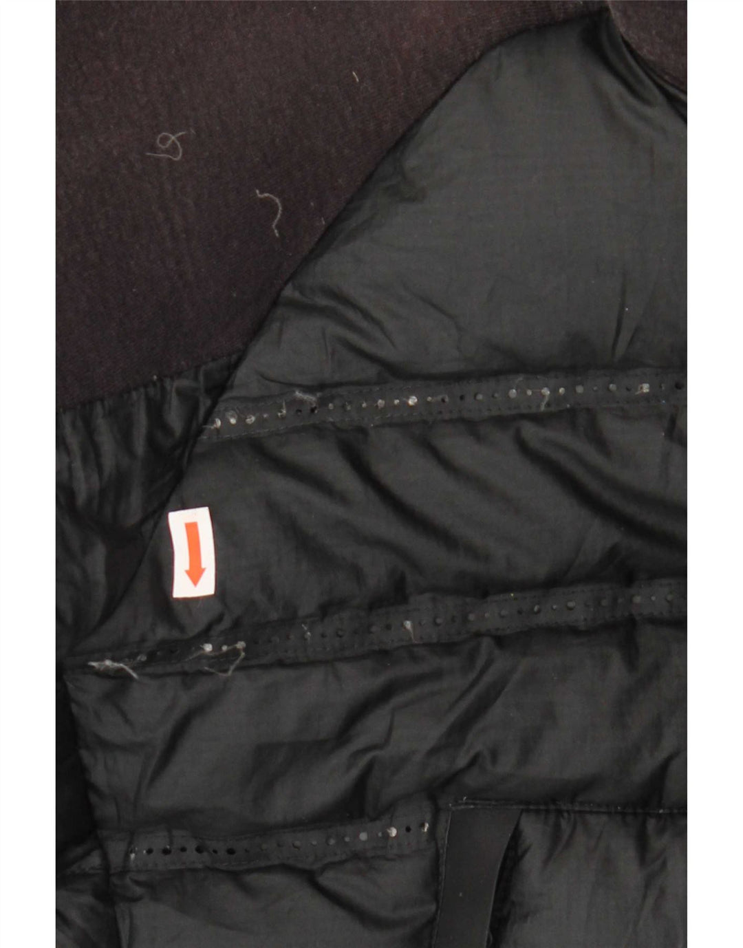 Jaqueta acolchoada com capuz Nike Boys 13-14 anos XL preto colorblock poliéster