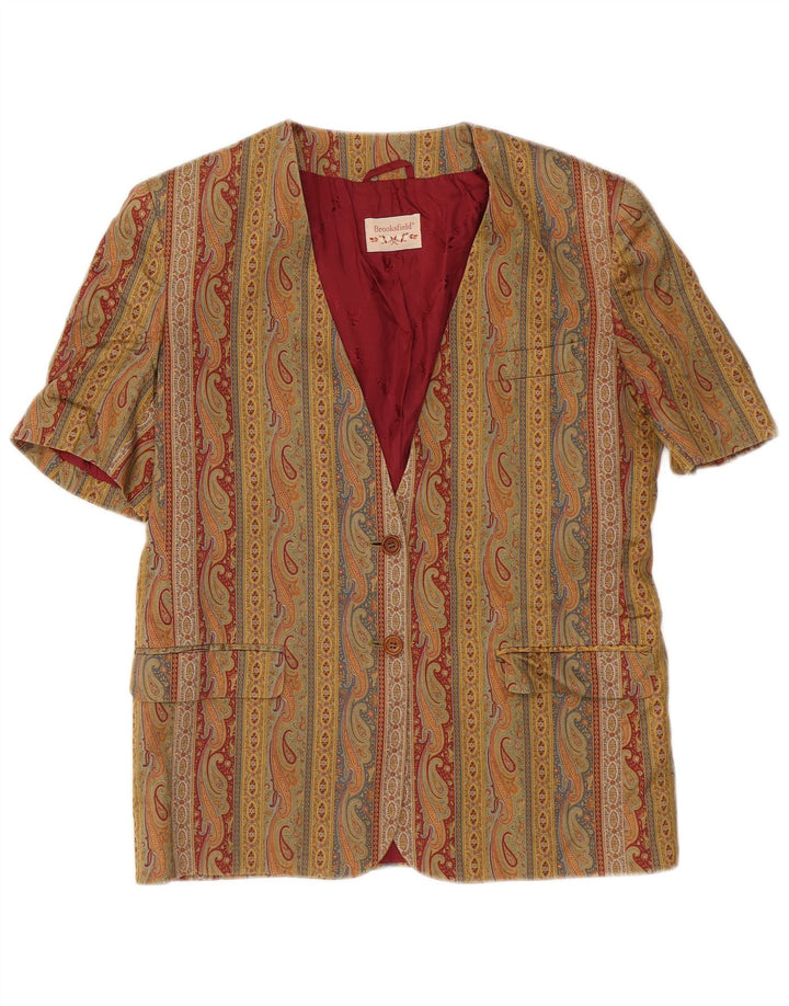 Jaqueta blazer feminina de 2 botões BROOKSFIELD IT 44 médio multicolorido