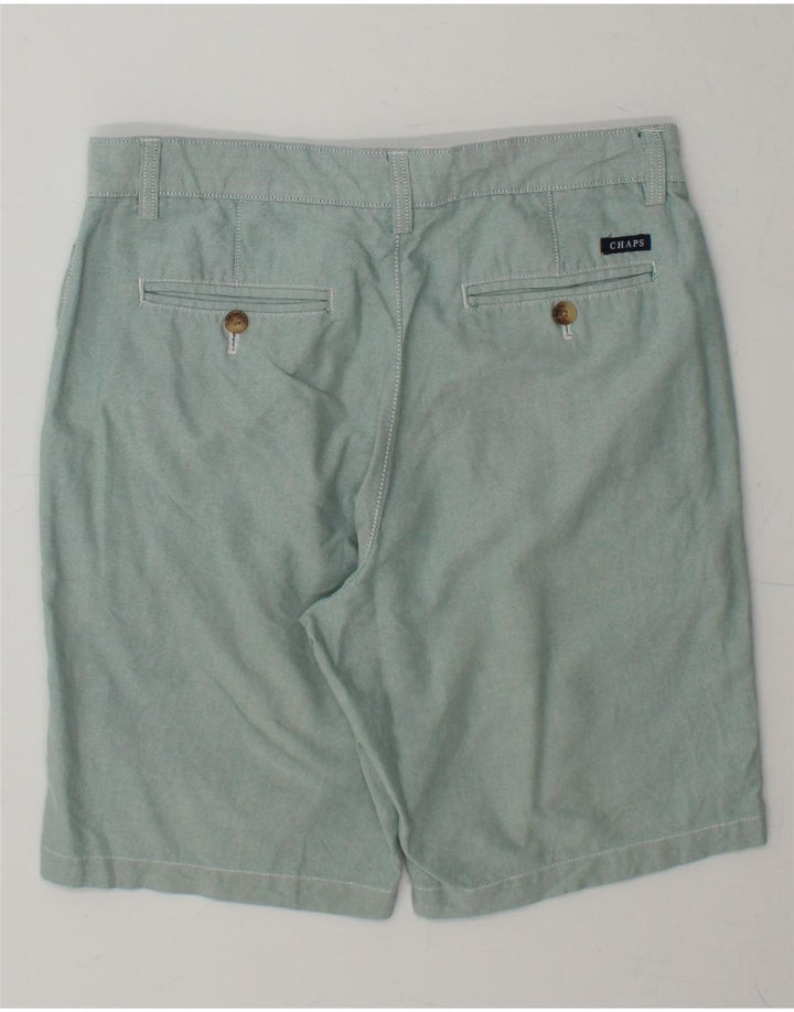 CHAPS Mens Chino Shorts W30 Medium Green Cotton Vintage Chaps and Second-Hand Chaps from Messina Hembry 