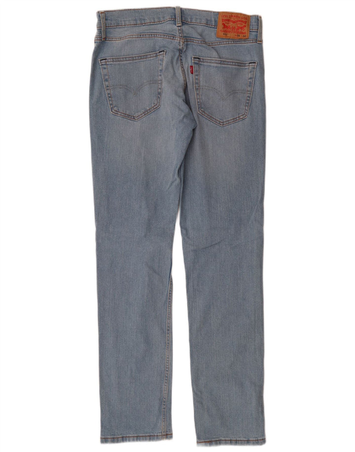 LEVI'S Masculino 511 Slim Jeans W32 L32 Azul Algodão