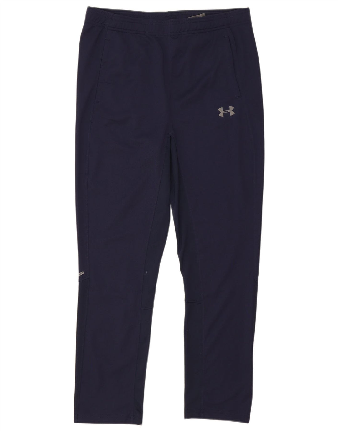 Calça de treino Under Armour Boys 13-14 anos XL azul marinho poliéster