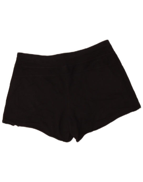 Calvin Klein Womens Sport Shorts UK 18 XL Black Cotton