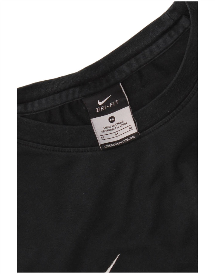 Camiseta Nike Masculina Dri Fit Top Médio Preto