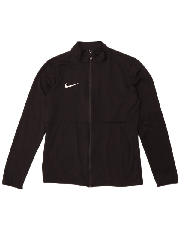 Nike Mens Dri Fit Tracksuit Top Jacket Médio Preto Poliéster