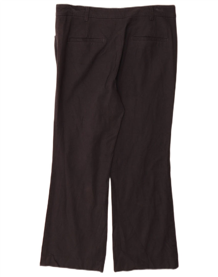 Calça casual feminina Massimo Dutti Bootcut UE 42 grande W32 L27 cinza