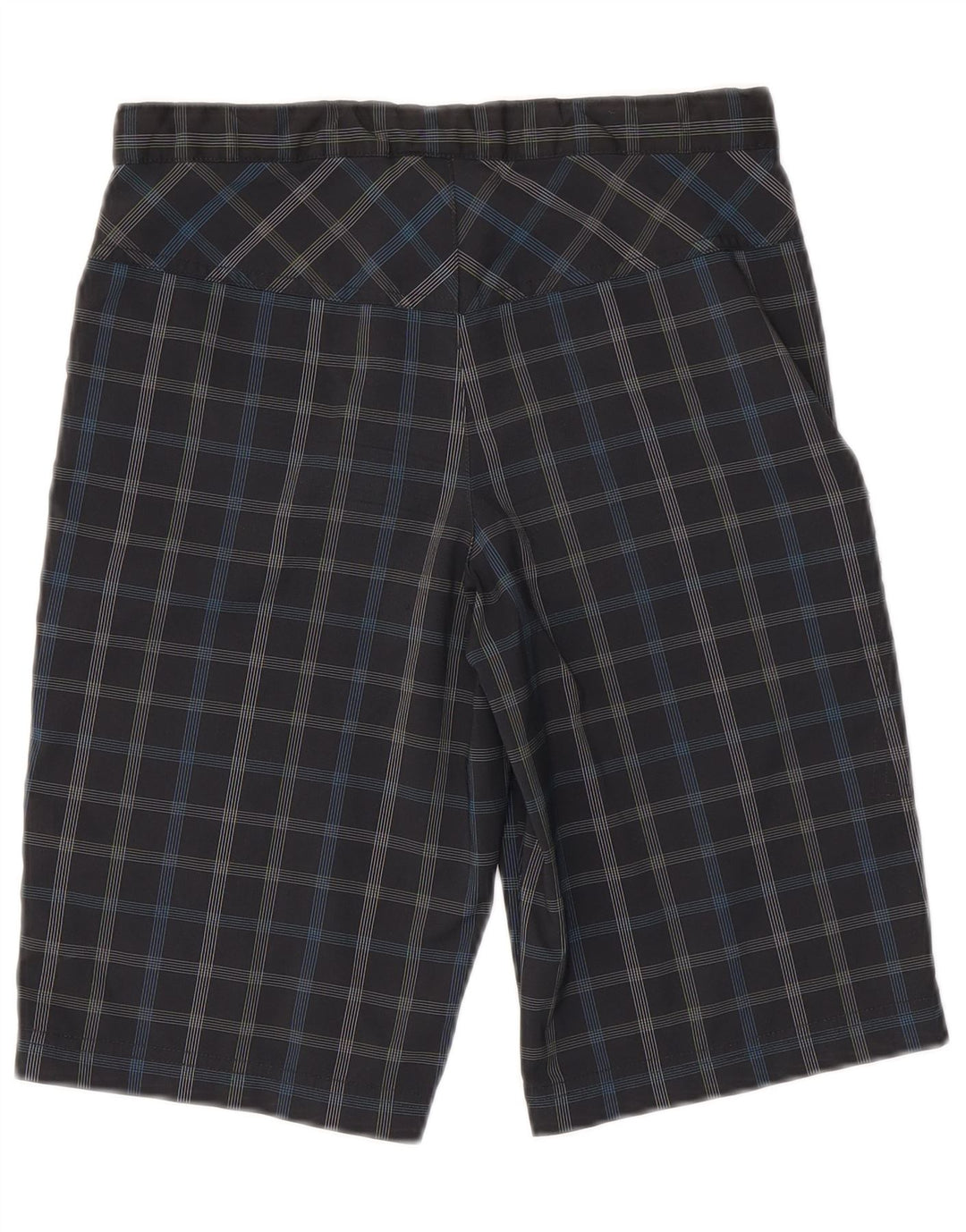 Shorts cargo masculino JACK WOLFSKIN 12-13 anos W26 poliéster xadrez preto