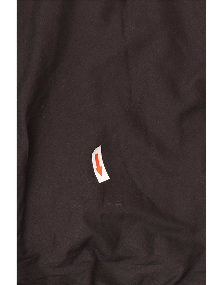 Jaqueta corta-vento masculina Puma com capuz e pulôver UK 42 XL preta