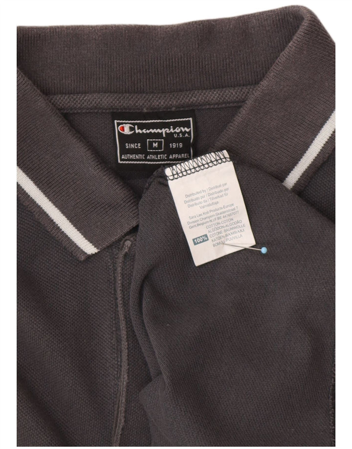 Camisa polo masculina CHAMPION algodão cinza médio