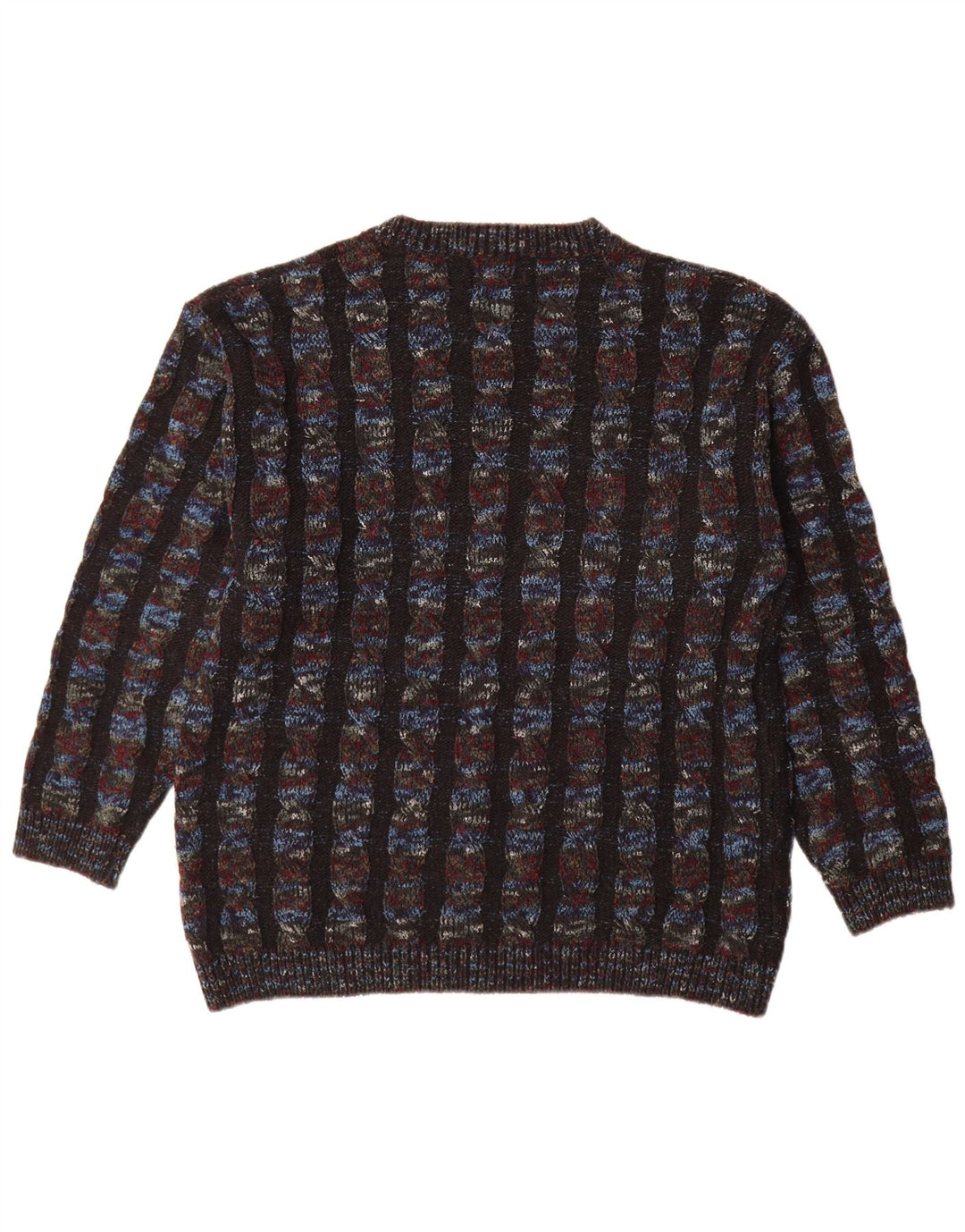 Suéter masculino Dino Erre com gola redonda IT 50 médio listrado multicolorido