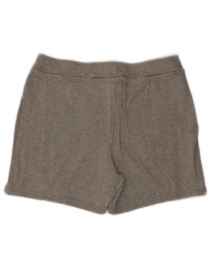 Shorts esportivos femininos NIKE UK 8/10 pequeno cinza algodão