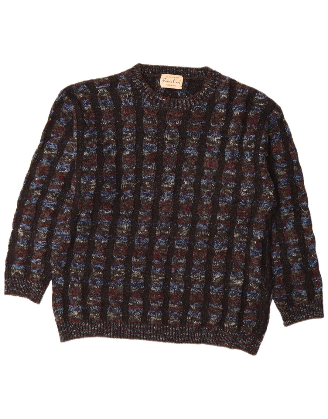 Suéter masculino Dino Erre com gola redonda IT 50 médio listrado multicolorido