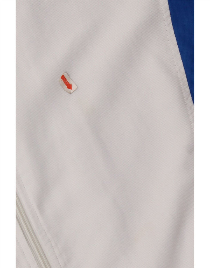 ASICS Mens Treino Top Jacket Médio Branco Colourblock Poliéster