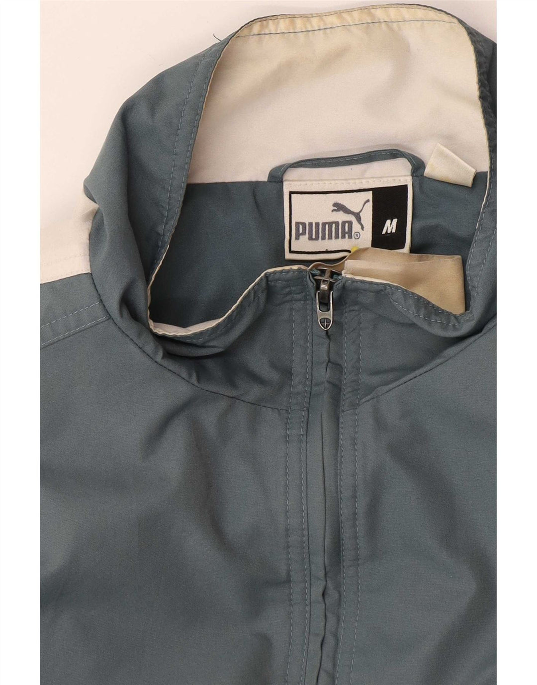 Jaqueta Puma Masculina Loose Fit Anorak UK 38 Medium Blue Colourblock